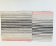 2 x Poszewka na poduszkę 40x40 cm w paski