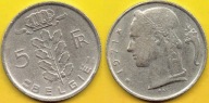 Belgie 5 Francs 1971 r.