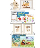 JA27 Półka plastik Lifewit 38,1 x 8,6 cm biały