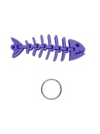 Keyrambit Breloczek do Kluczy Rekin Flexi Shark fioletowy