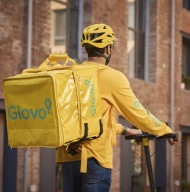 Plecak BackPack Torba Bag termiczny Termic GLOVO żółty 70 l
