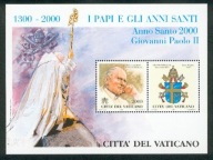 Watykan 2000 r. Mi Blok 21 **