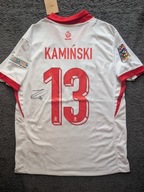 Koszulka Polska 2024 JAKUB KAMIŃSKI z autografem