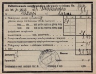 Cieszyn, "pokwitowanie za używanie telefonu", reklamy, Ubezpieczenie, 1931