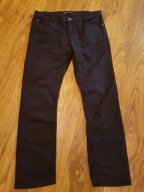 Spodnie damskie granat 34 plus size