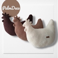 Poduszka KURA KOKOSZA do karmienia rogal BOUCLE BARANEK