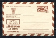 A56085)Austria: Aerogram, Samolot