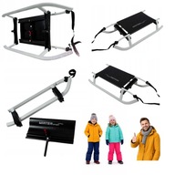 METALOWE POLSKIE SANKI SKŁADANE ADBOR Z TAŚMĄ DO CIĄGNIECIA WYGODNE