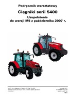PODRĘCZNIK WARSZTATOWY MASSEY FERGUSON 5400 OD 5420 DO 5480