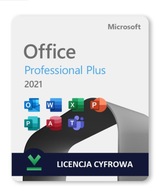 Pakiet Word Excel Microsoft 1 PC / licencja wieczysta 2021 pro