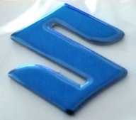 Logo Emblemat Suzuki 3D NIEBIESKI 2szt 3cm AN GSR GSX SV +Gift