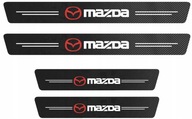 Naklejki ochronne na progi MAZDA CARBON