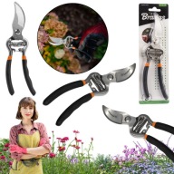 SEKATOR NOŻYCOWY RĘCZNY OGRODOWY NOŻYCE DO KWIATÓW PĘDÓW STAL KARBON BRADAS