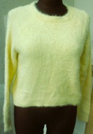 FB SISTER KNITWEAR bladożółty sweter r S/M