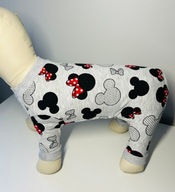 UBRANKO piżama w myszki dla psa typu york chihuahua M