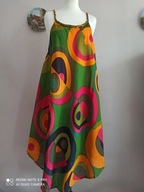 LEKKA swobodna SUKIENKA lato plaża 38-40/42