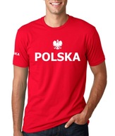 Koszulka T-shirt dla kibica Polska Czerwona r. M