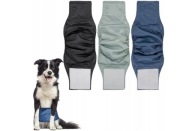 Wielorazowe pieluchy AmazonBasicsmajtki dla psów regulowane rozm. M - 3 szt