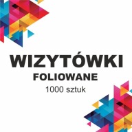 WIZYTÓWKI FOLIOWANE 1000 szt.