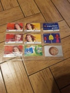 KARTY TELEFONICZNE MAGNETYCZNE ZESTAW 9 SZT