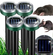 4x SILNY ODSTRASZACZ SOLARNY KRETÓW GRYZONI NA KRETY NORNICE XXL WIBRACYJNY