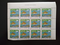 Ochrona środowiska - znaczek Fi 2703 w układzie 4x3 (12 szt)