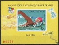 **88 RUMUNIA BL.243 = 25E OLIMPIADA SEUL
