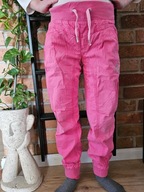 Lindex spodnie bojówki podwójny materiał r. 158cm