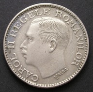 Rumunia 100 lei 1936 - król Karol II - nikiel