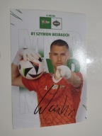 Zdjęcie 10x15 autograf Lechia Gdańsk sezon 2024/25 MVP Szymon Weirauch