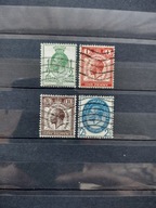 1929 Wielka Brytania - SG # 434 - 437 kasowane.