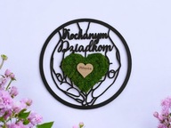 Serce z chrobotkiem, Prezent na dzień babci