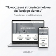 Profesjonalna strona internetowa dla Twojej firmy od Facecube