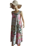 WŁOSKA SUKIENKA swobodna kwiaty 40/42 nowa