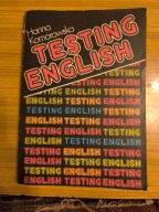 Testing English Hanna Komorowska