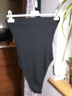 BODY CZARNE BEZ RAMIĄCZEK BERSHKA R.S