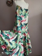 asos śliczna SUKIENKA z falbaną 40