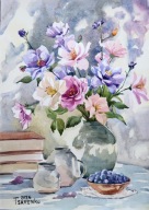 Obraz akwarela Kwiaty Denys Tsarenko Oryginał