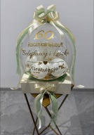 Personalizowany Flower Box z Balonami Wypełnieniem Ślub Rocznica Flowerbox