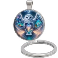 Brelok do kluczy/ka - Sowa - ozdobna zawieszka, plecak, portfel