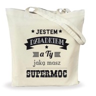 Torba eko bawełniana zakupy prezent dzień DZIADKA