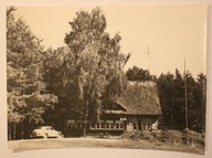 STARE JABŁONKI. Stanica wodna PTTK, auto WARSZAWA, RZADSZA POZYCJA, 1961 r.