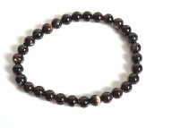 Naturalna Muszla czarna KULKA gładka kulki 6mm