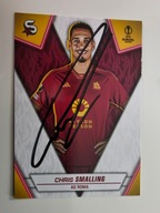 Karta topps match attax autograf AS Roma Chris Smalling Champions League