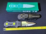 Nóż Scubatech Minirazor Alfa czarny,kabura plastik