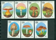 KUBA ** GRZYBY Mi 3156-62