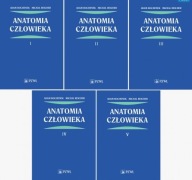 ANATOMIA CZŁOWIEKA Tom 1-5 BOCHENEK Adam Bochenek Michał Reicher