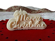 Świeczka sojowa Merry Christmas Wesołych Świąt, świeczki świąteczne Święta