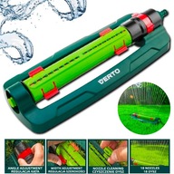 ZRASZACZ OGRODOWY WAHADŁOWY VERTO PODLEWAJĄCY SPRYSKIWACZ TRAWNIKA 18 DYSZ