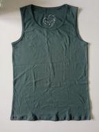 Laura Torelli khaki damska koszulka bluzka bez rękawów r M